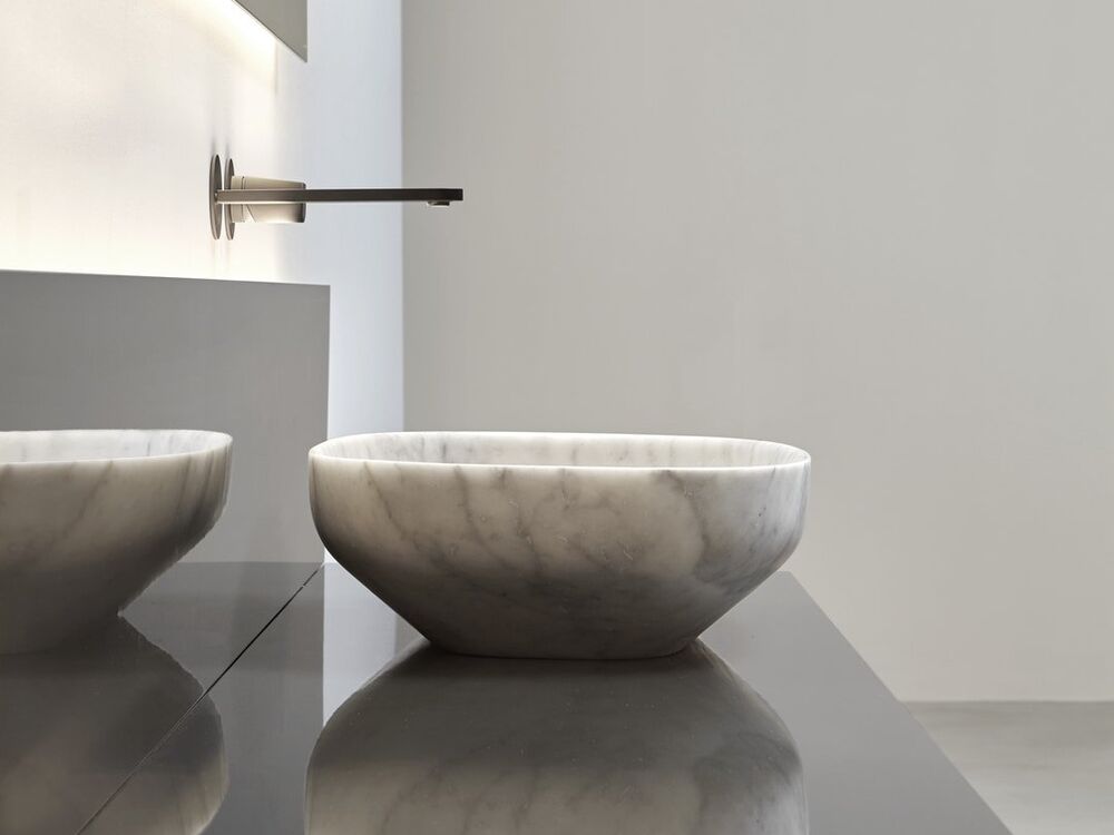 Lavabi in marmo Antonio Lupi per bagni di design in Campania